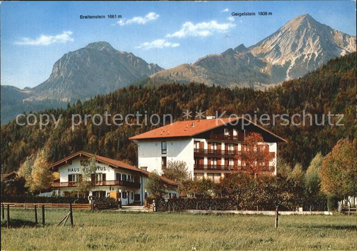 Ettenhausen Schleching Hubertus Hotel Betriebe mit Giegelstein und Breitenstein