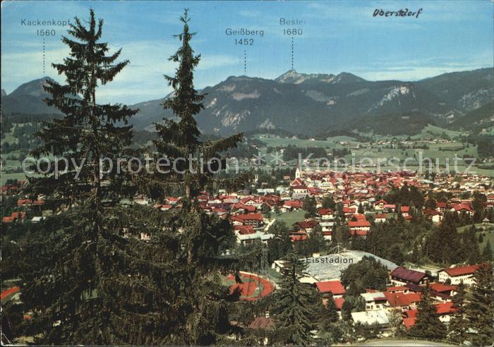 Oberstdorf mit Geissberg Kackenkopf