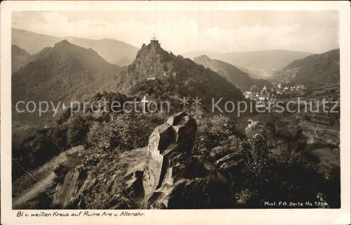 Foto Zeitz F.G. Nr. 1354 Ruine Are Altenahr