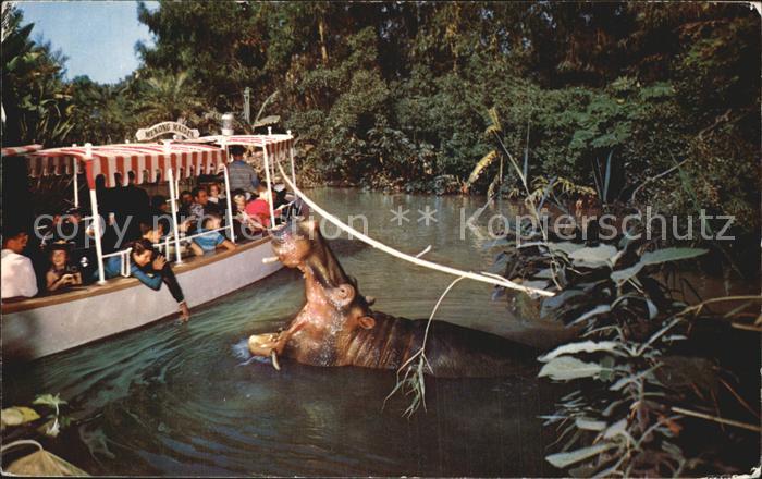 Disneyland California Explorer's Boat Hippo Nilpferd
