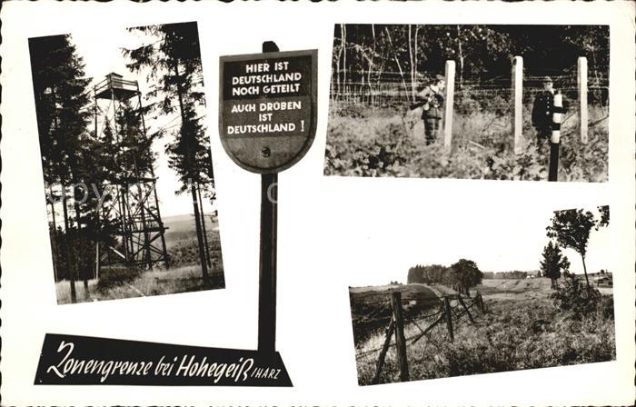 Grenze Douane Zoll Hohegeiss Harz