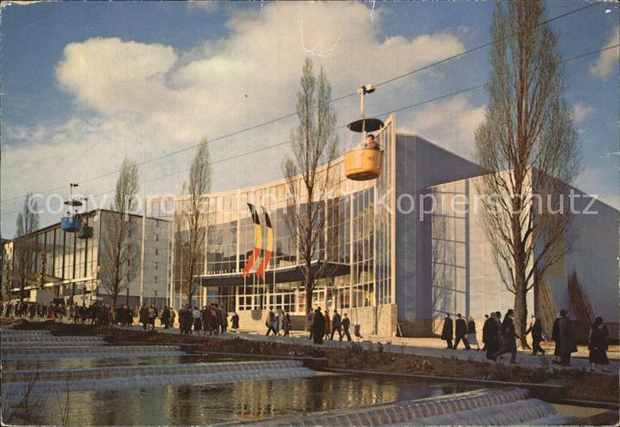 Exposition Universelle Bruxelles 1958 Avenue de Belgique Seilbahn