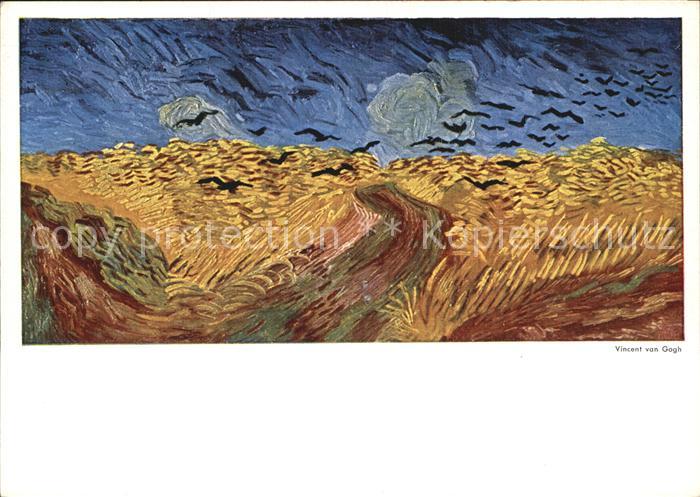 Van Gogh Vincent Kornfelder mit schwarzen Voegeln 1890