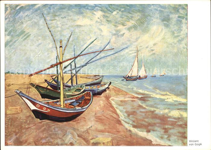 Van Gogh Vincent Die Boote von St. Maries
