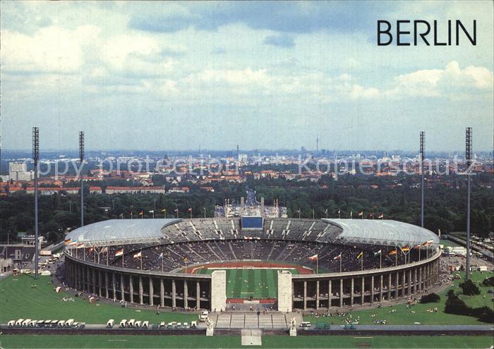 Stadion Stadium Estadio-- Berlin Olympiastadion