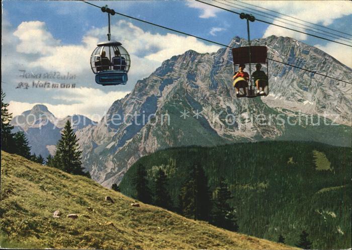 Seilbahn Jenner Sessellift Watzmann Steinernes Meer