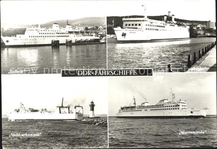Faehre Ferry Bac Traghetto-- DDR Sassnitz Rügen Stubbenkammer Warnem