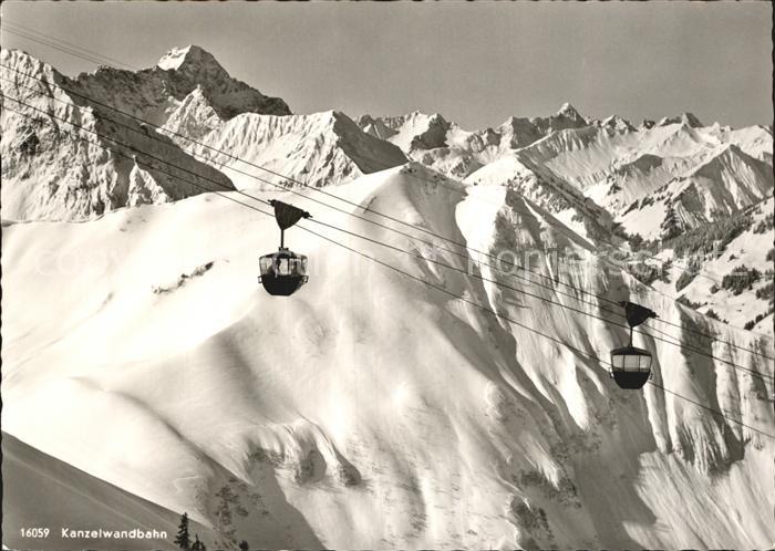 Seilbahn Kanzelwand Riezlern Klein Walsertal