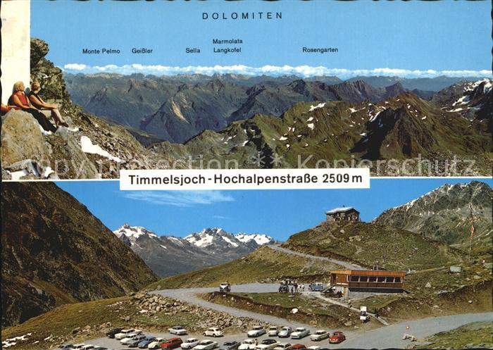 Timmelsjoch Hochalpenstrasse Dolomiten