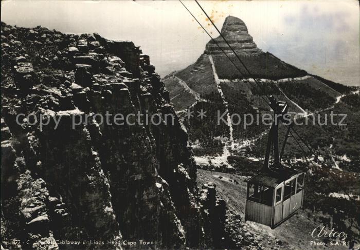 Seilbahn Aerial Cableway Lions Head Cape Town