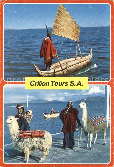 Boote Lama Bolivia Lake Titicaca Crillon Tours S.A.