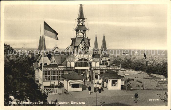 Heringsdorf Ostseebad Usedom Seebruecken Eingang