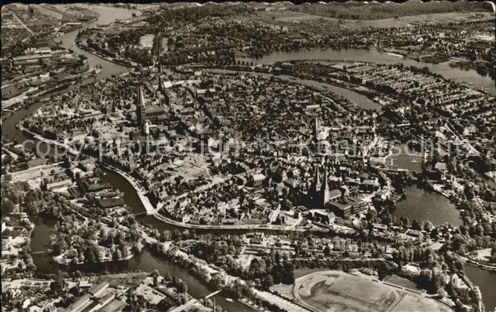 LueBECK  CITY Fliegeraufnahme