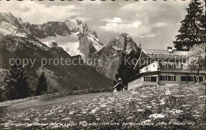 GARMISCH-PARTENKIRCHEN Bayern Berggasthof Gschwandtnerbauer