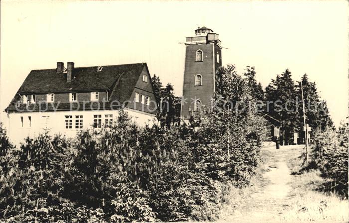 Kuhberg Stuetzengruen HO Unterkunftshaus und Turm