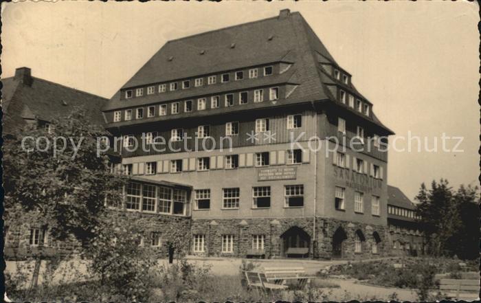 Altenberg Erzgebirge FDGB Sanatorium Raupennest