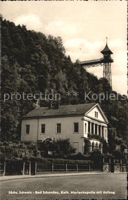 Bad Schandau Kath Marienkapelle mit Aufzug