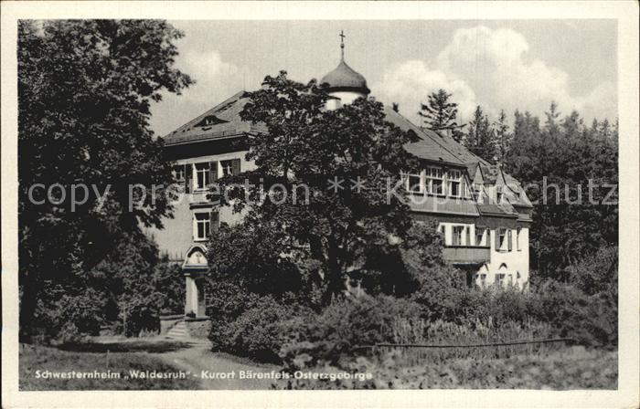 Baerenfels Erzgebirge Schwesternheim Waldesruh