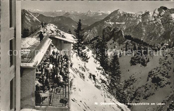 OBERAMMERGAU Bayern Berggaststaette am Laber