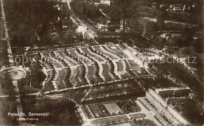 Potsdam Sanssouci Fliegeraufnahme