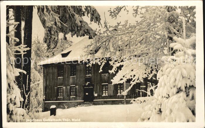 Gabelbach Thueringen Jagdhaus Gabelbach