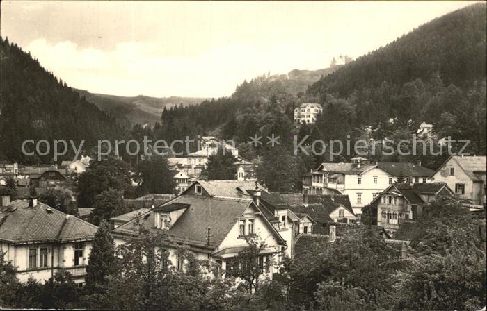 Friedrichroda Blick zum Grund