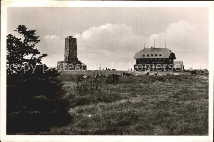 Feldberg Schwarzwald Feldbergturm und Gasthaus