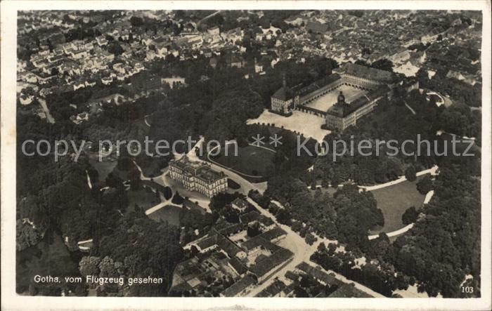 Gotha Thueringen Fliegeraufnahme