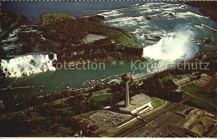 Ontario Canada Niagara Falls Aerial view
