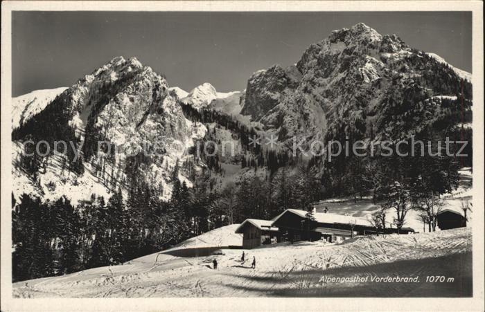 BERCHTESGADEN Bayern Alpengasthof Vorderbrand