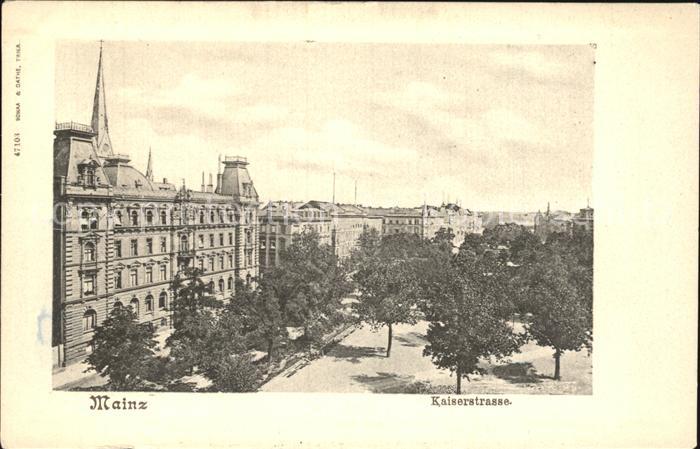 Mainz Rhein Kaiserstrasse