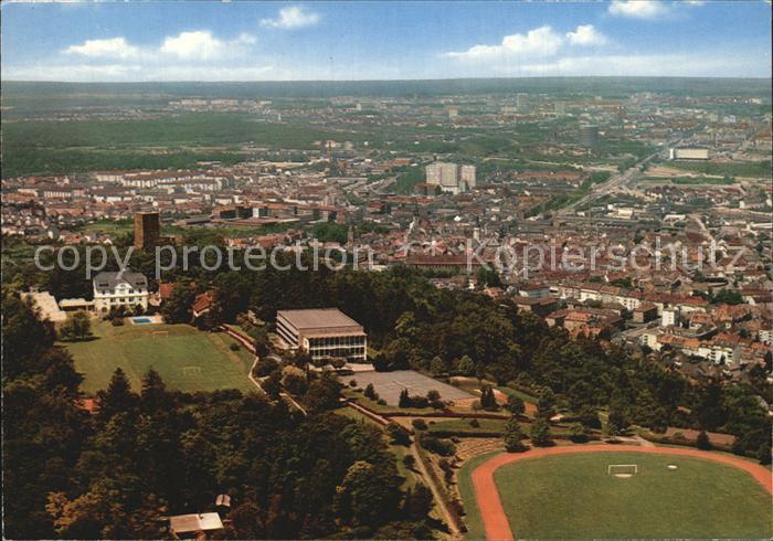 Karlsruhe Baden Sportschule Schoeneck Fliegeraufnahme