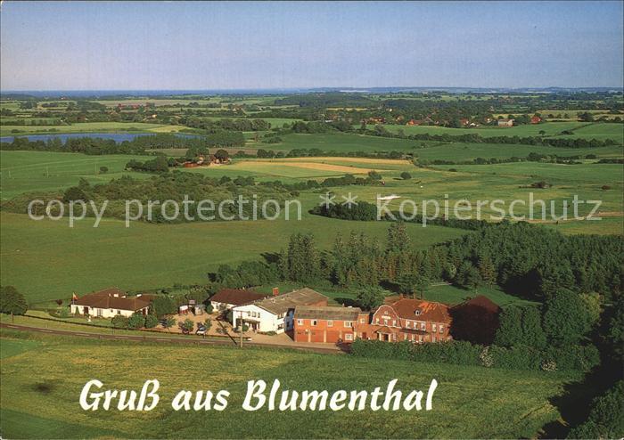 Holzdorf Eckernfoerde Gasthof Pension Blumenthal Fliegeraufnahme