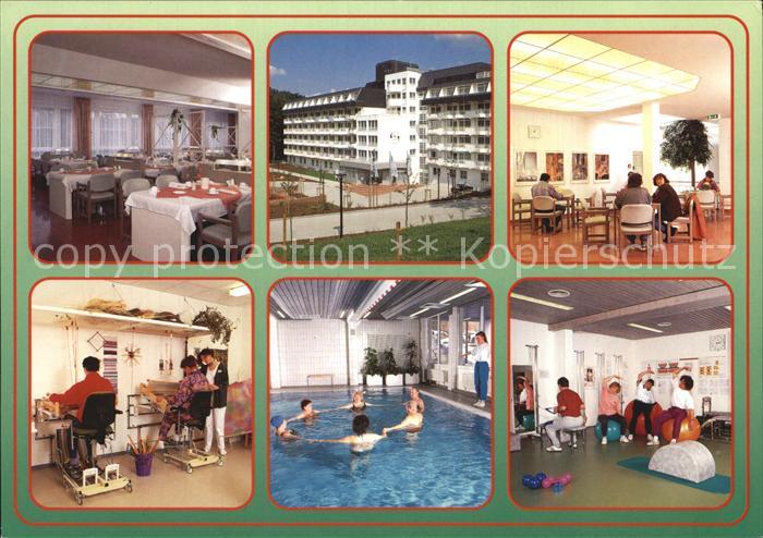 Berggiesshuebel Median Klinik Speisesaal Aufenthaltsraum Hallenbad Fitnessraum