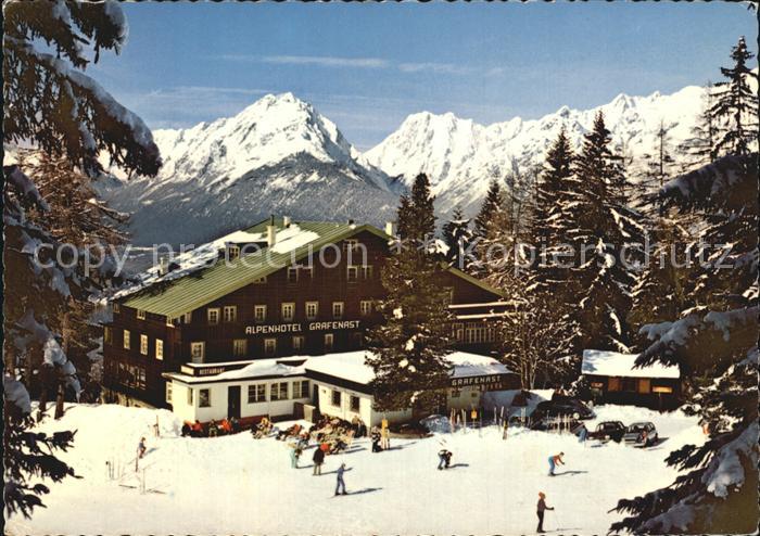 Schwaz Tirol Alpenhotel Grafenast mit Karwendelgebirge