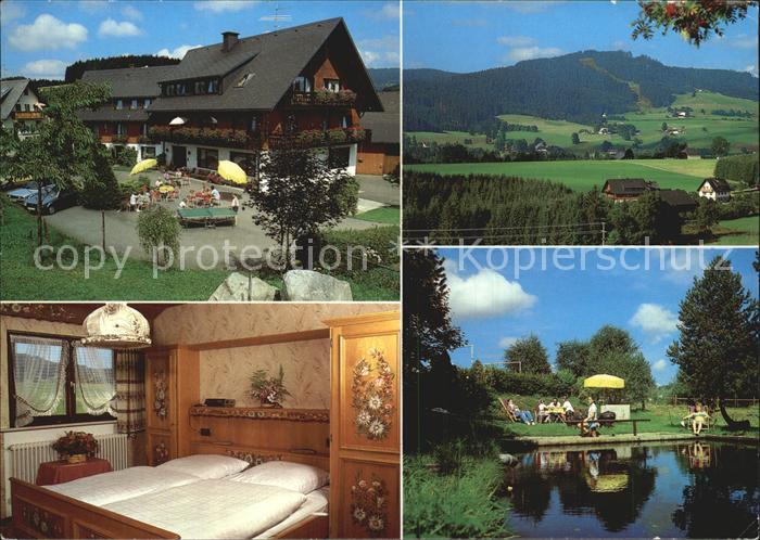 Hinterzarten Breisgau-Hochschwarzwald BW Pension Landhaus Rombach Zimmer Teich P