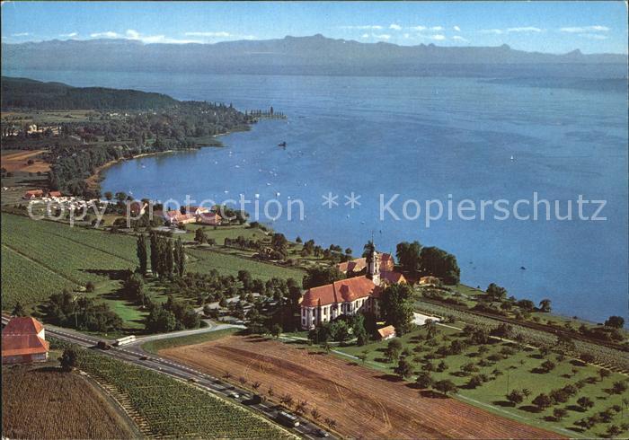 Birnau Klosterkirche Fliegeraufnahme