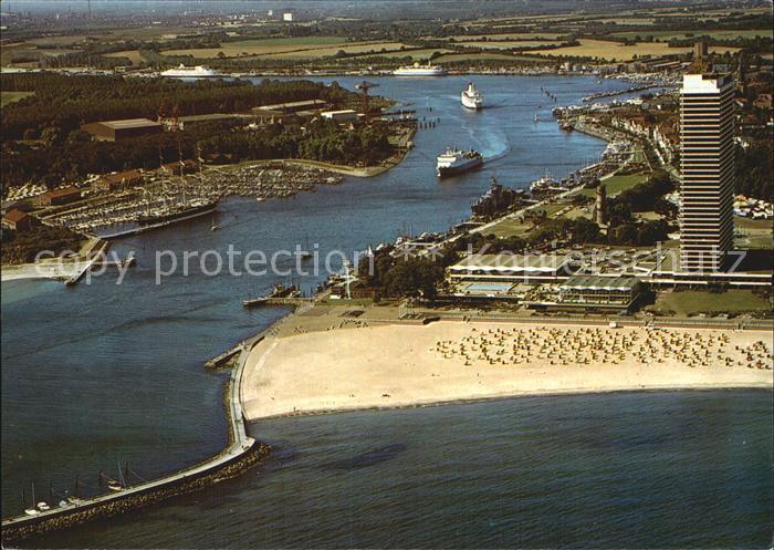 Travemuende Ostseebad Fliegeraufnahme