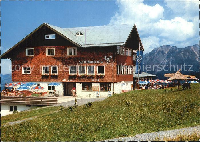 Oberstdorf Alpenhotel Schoenblick Terrasse