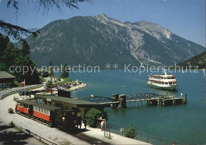 Achensee Achenseebahn Anlegesteg Fahrgastschiff