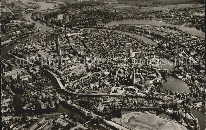 LueBECK  CITY Fliegeraufnahme