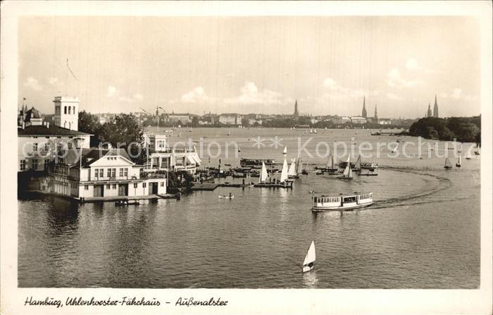 HAMBURG  CITY Uhlenhorster Faehrhaus Aussenalster