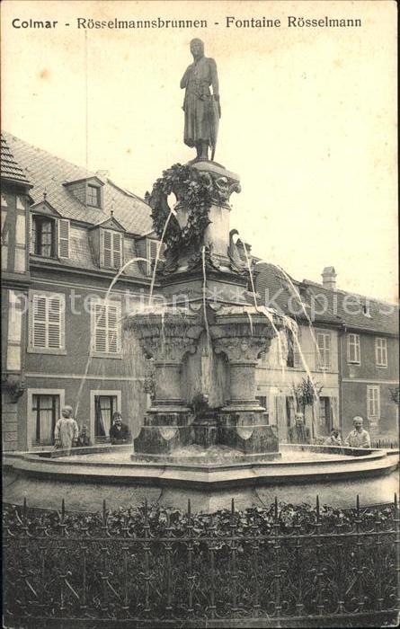 Colmar Haut Rhin Elsass Roesselmannsbrunnen