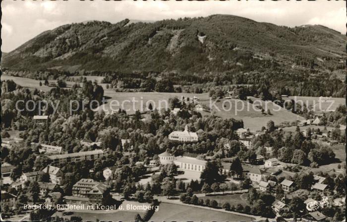 Bad Toelz mit Kogel und Blomberg Fliegeraufnahme