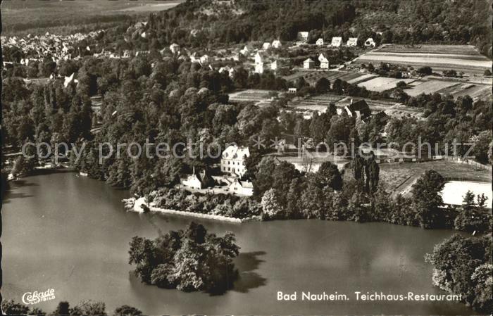 Bad Nauheim Teichhaus Restaurant Fliegeraufnahme