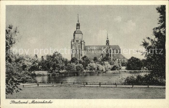 Stralsund Mecklenburg Vorpommern Marienkirche