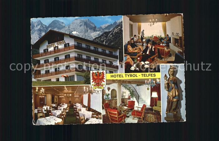 Telfes Stubai Hotel Tyrol Speisesaal Gaststube Marienfigur