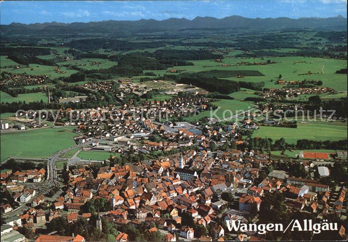 Wangen Allgaeu Fliegeraufnahme