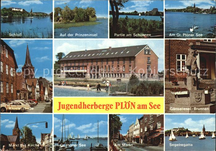 Ploen See Schloss Prinzeninsel Schoehsee Gr Ploener See Klosterstr Jugendherberg
