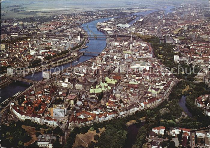 BREMEN  CITY City Fliegeraufnahme